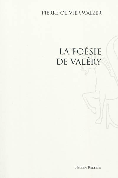 La poésie de Valéry
