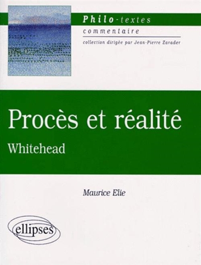 Procès et réalité, Whitehead