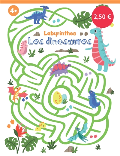 Les dinosaures : labyrinthes