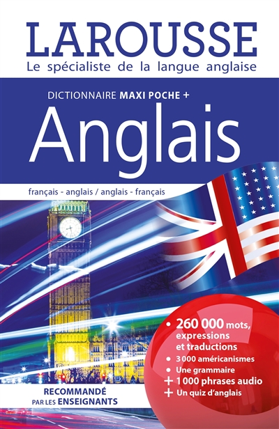 Dictionnaire maxipoche + anglais : français-anglais, anglais-français