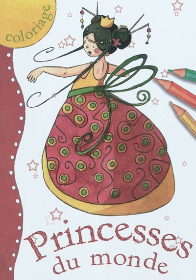 Princesses du monde : coloriage
