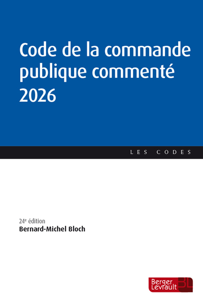 Code de la commande publique commenté 2026