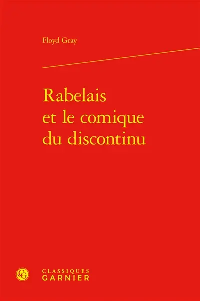 Rabelais et le comique du discontinu