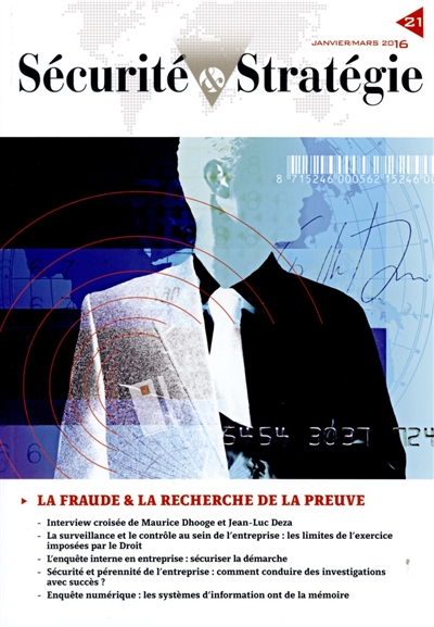 Sécurité & stratégie, n° 21. La fraude et la recherche de la preuve