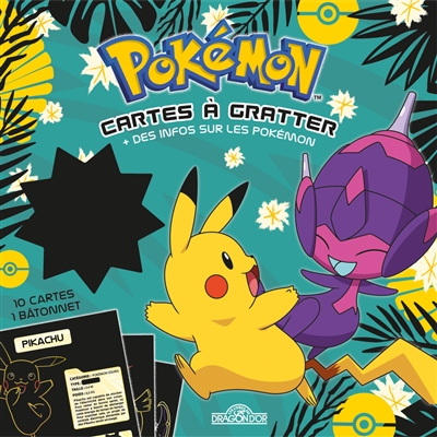 Pokémon : Alola : cartes à gratter + des infos sur les Pokémon