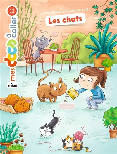 Les chats : autocollants