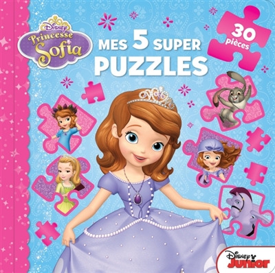 Princesse Sofia : mes 5 super puzzles
