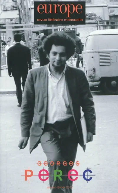 Europe, n° 993-994. Georges Perec