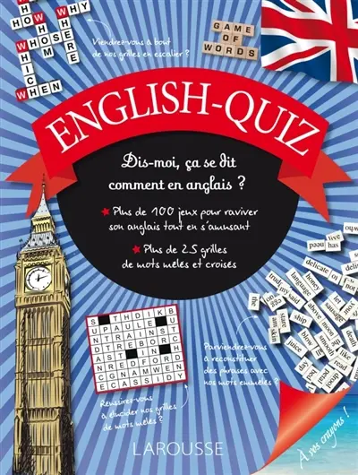 English-quiz : dis-moi, ça se dit comment en anglais ?