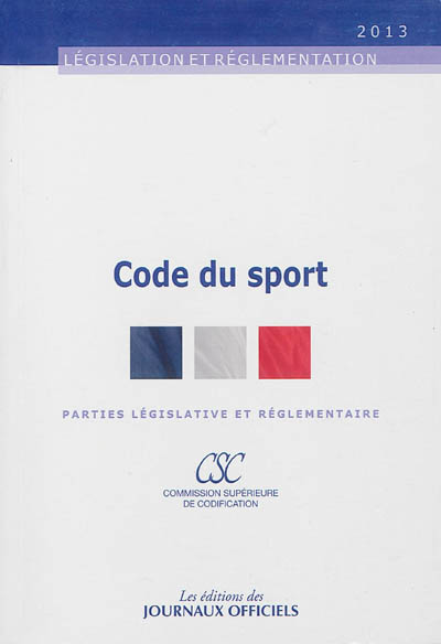 Code du sport : 2013