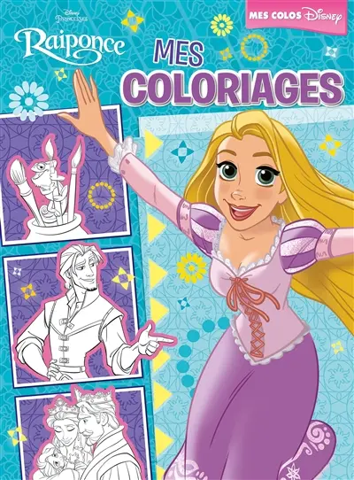 Raiponce : mes coloriages