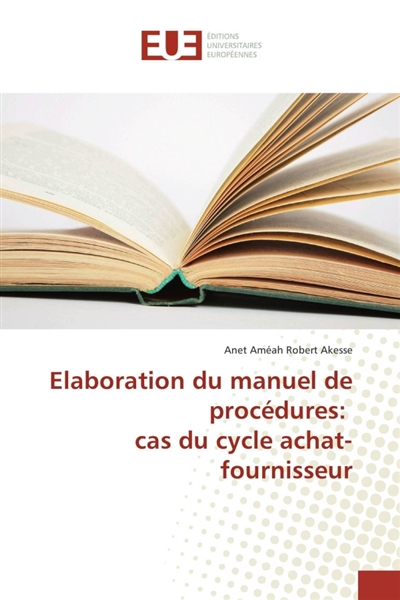 Elaboration du manuel de...