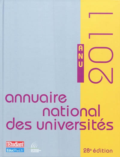 Annuaire national des universités 2011