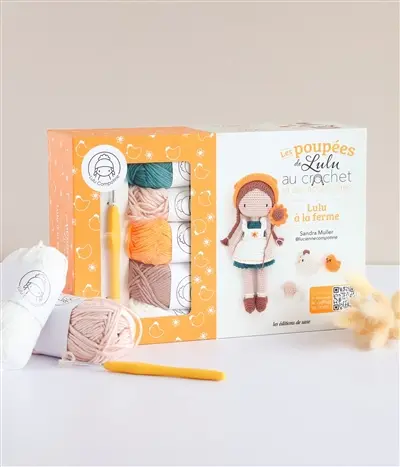 Les poupées de Lulu au crochet et ses accessoires : Lulu va à la ferme