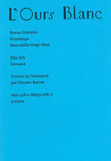 Ours blanc (L'), n° 33. Sonance