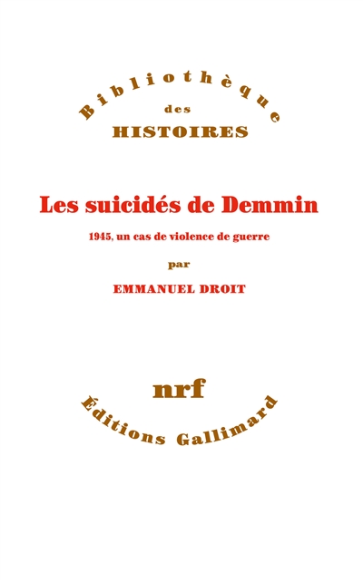 Les suicidés de Demmin : 1945, un cas de violence de guerre