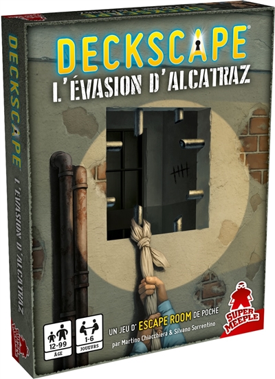 Deckscape. L'évasion d'Alcatraz : un jeu d'escape room de poche