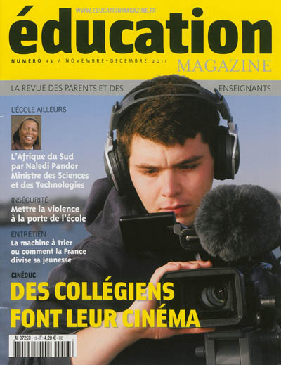 Education magazine, n° 13. Des collégiens font leur cinéma
