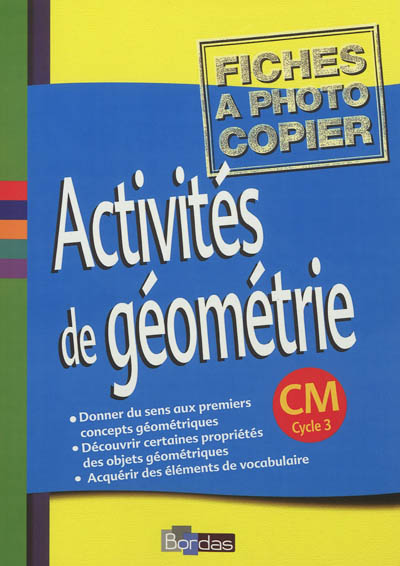 Activités de géométrie CM cycle 3