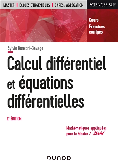 Calcul différentiel et équations différentielles : cours et exercices corrigés
