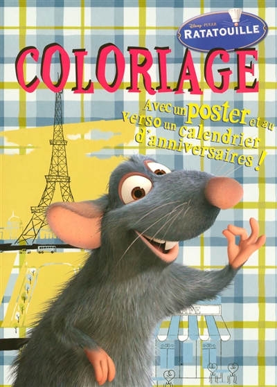 Ratatouille : coloriage