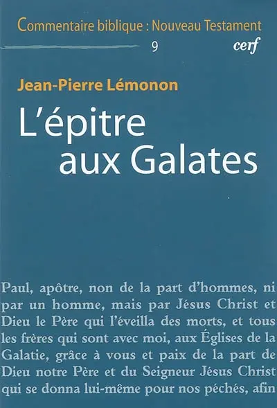 L'épître aux Galates