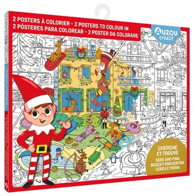 Cherche et trouve : 2 posters à colorier. Seek and find : 2 posters to colour in. Busca y encuentra : 2 posteres para colorear. Cerca e trova : 2 poster da colorare Cherche et trouve : 2 posters à colorier. Seek and find : 2 posters to colour in. Busca y encuentra : 2 posteres para colorear. Cerca e trova : 2 poster da colorare