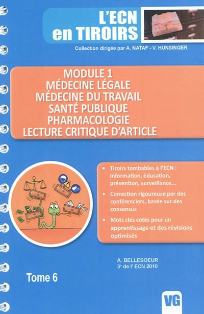Module 1, médecine légale, médecine du travail, santé publique, pharmacologie, lecture critique d'articles