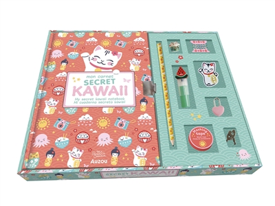 mon carnet secret kawaii. my secret kawaii notebook. mi cuaderno secreto kawaii