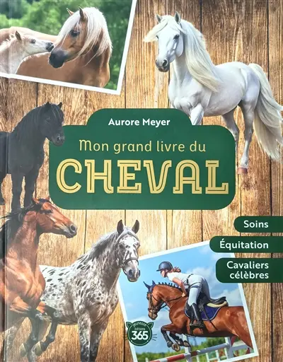 Mon grand livre du cheval : soins, équitation, cavaliers célèbres