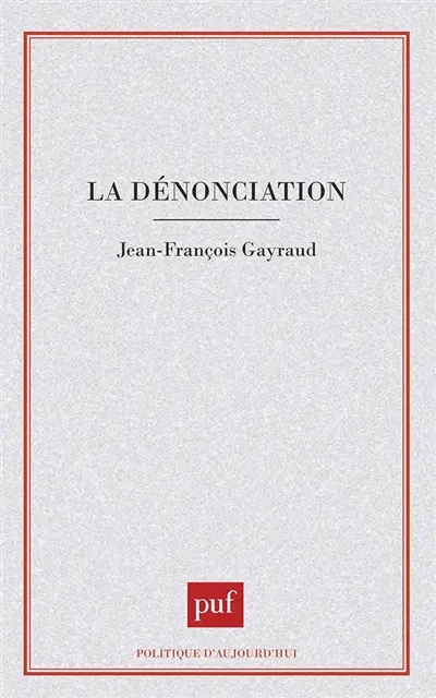 La dénonciation