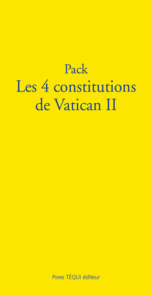 Les 4 constitutions de Vatican II : pack