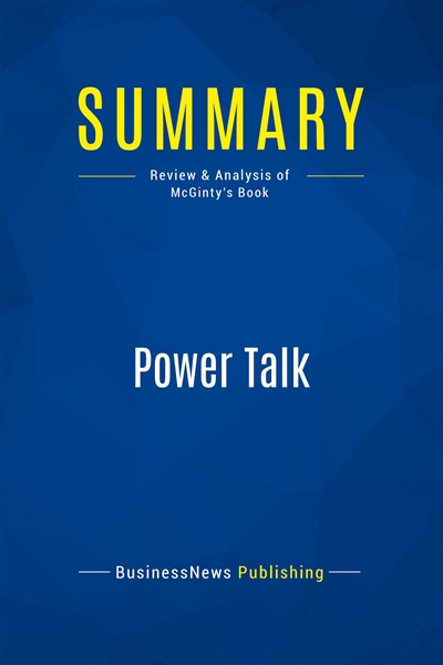 Summary : Power Talk :...