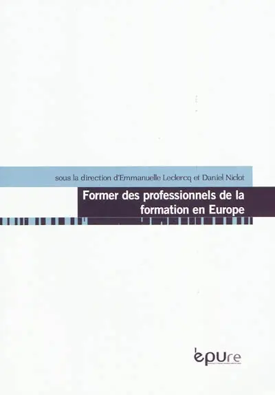 Former des professionnels de la formation en Europe