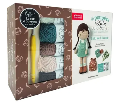 Les poupées de Lulu au crochet et ses accessoires : Lulu va à l'école