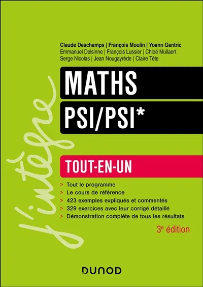 Maths PSI, PSI* : tout-en-un Maths PSI, PSI* : tout-en-un