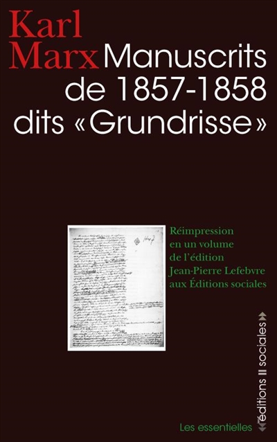 Manuscrits de 1857-1858, dits Grundisse
