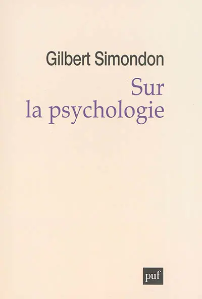 Sur la psychologie (1956-1967)