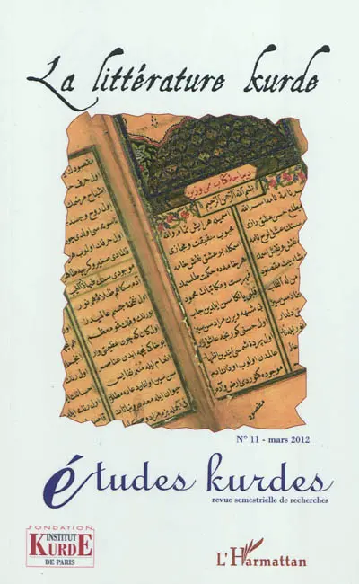 Etudes kurdes, n° 11. La littérature kurde