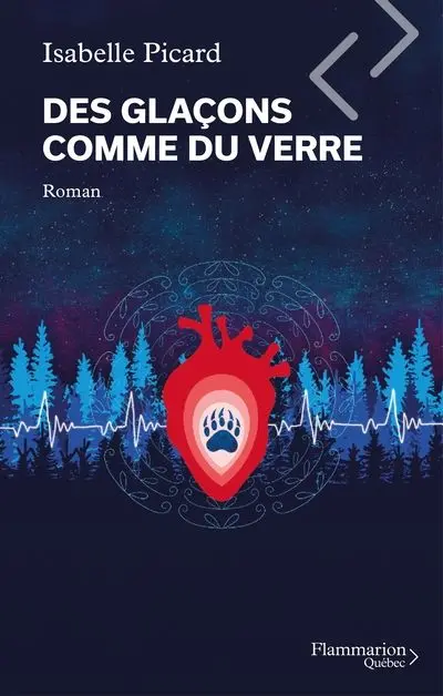 Des glaçons comme du verre