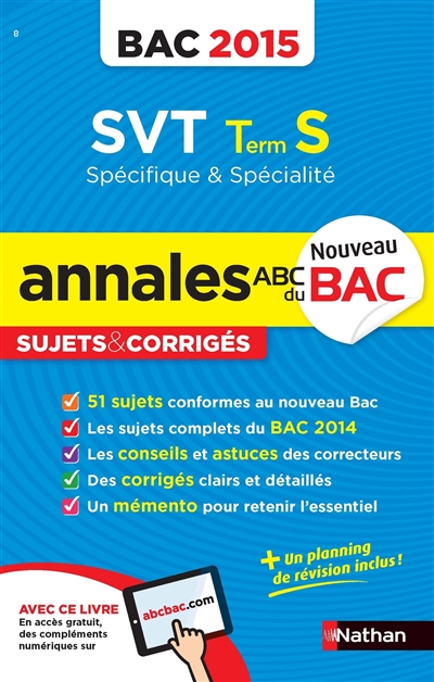 SVT, terminale S,...