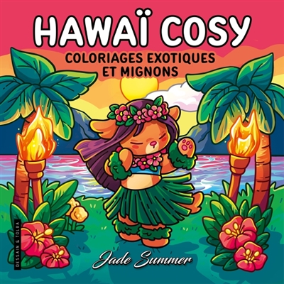 Hawaï cosy : coloriages...
