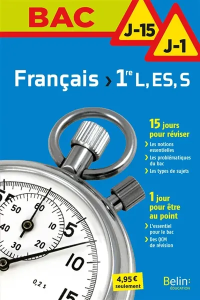 Français 1re L, ES, S