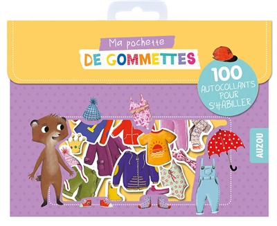 ma pochette de gommettes : 100 autocollants pour s'habiller