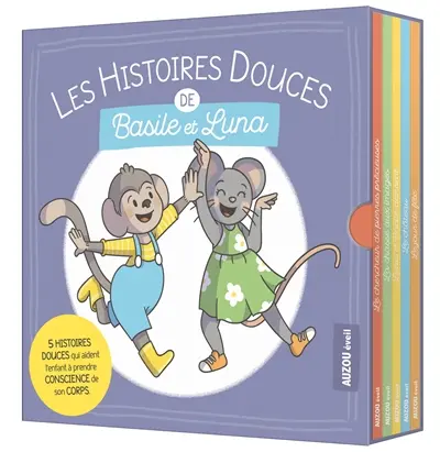 Les histoires douces de Basile et Luna : 5 histoires douces qui aident l'enfant à prendre conscience de son corps