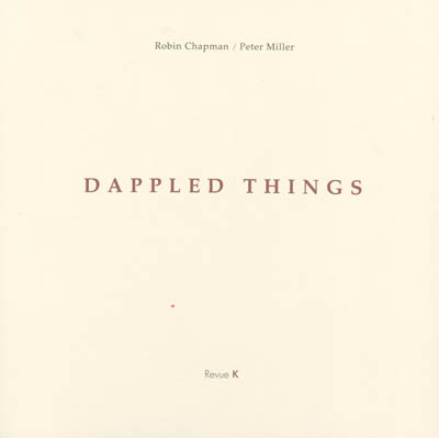 Dappled things