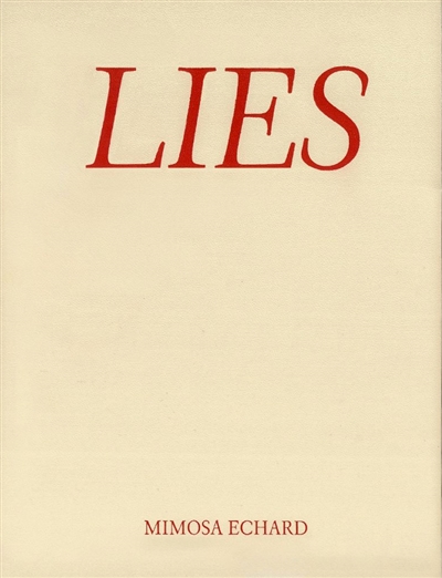 Lies : Mimosa Echard