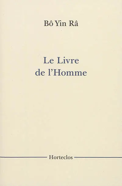 Le livre de l'homme