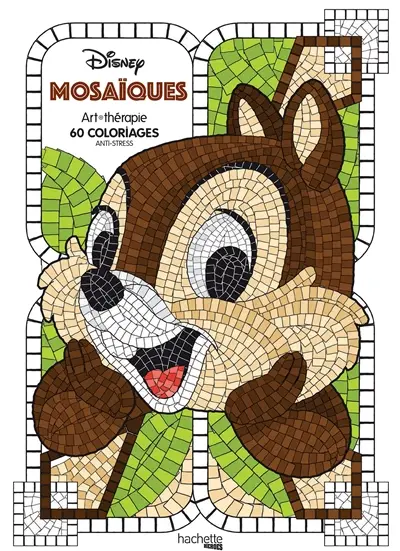 Mosaïques Disney : 60 coloriages anti-stress