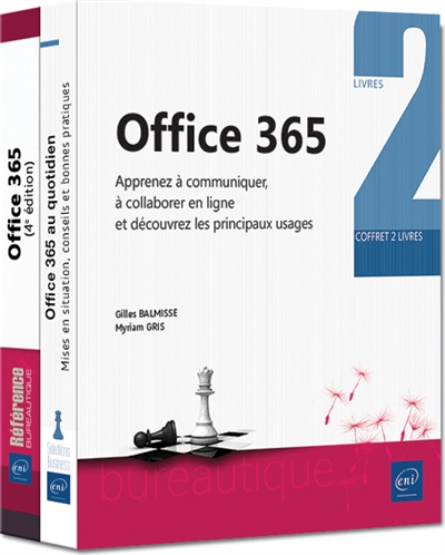 Office 365 : apprenez à communiquer, à collaborer en ligne et découvrez les principaux usages : coffret 2 livres